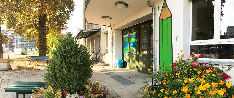 Schulbezogene Sozialarbeit an der City Grundschule in Berlin Mitte - Eingang